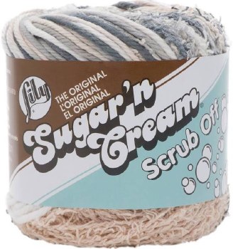 Sugar 'n Cream Scrub Off Yarn- Cream