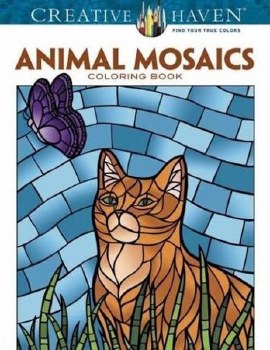 Creative Haven Adult Coloring Book - Animal Mosiacs