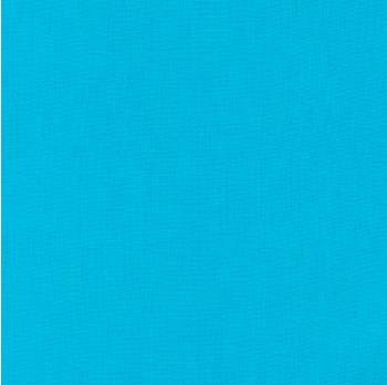 Kona Cotton 44&quot; Fabric- Blues- Cyan