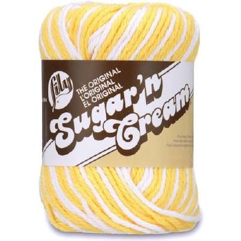 Sugar 'n Cream Yarn, Ombre- Daisy #165