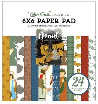 Biblical Stories 6x6 Paper Pad - Daniel &amp; the Lion's Den