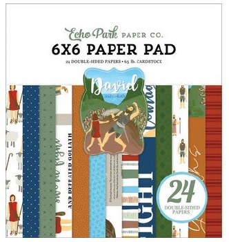 Biblical Stories 6x6 Paper Pad - David &amp; Goliath