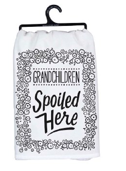 Dish Towel - Grandchildren Spoiled Here