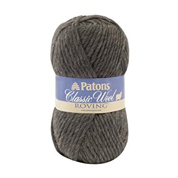 Patons Classic Wool Roving Yarn- Dark Grey