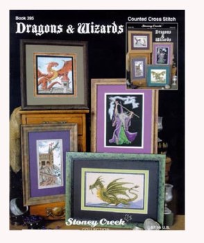 Dragons &amp; Wizards Cross Stitch Book
