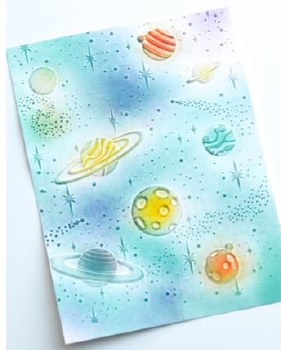 Embossing Folder -  Grand Galaxy