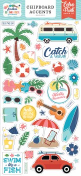 Endless Summer Chipboard Accents