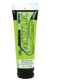 Essentials Acrylic Artist Paint, 120ml - Bright Yellow Green