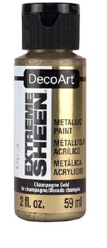 Extreme Sheen Metallic Paint, 2 oz - Champagne Gold