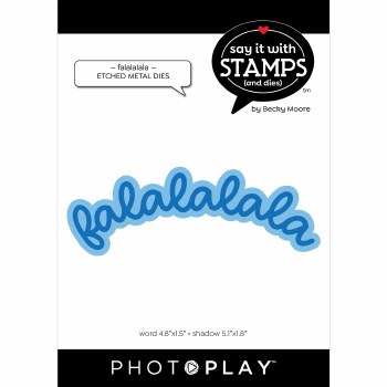 Say It In Stamps Fa La La La Dies