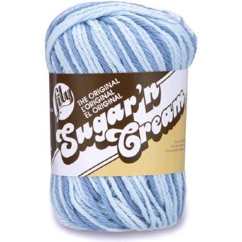 Sugar 'n Cream Yarn, Ombre- Faded Denim #181