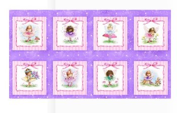 Fabric Panel - Fairy Garden