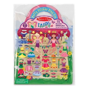 Melissa &amp; Doug Reusable Puffy Sticker Kit- Fairy