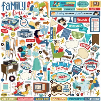 Family Night Sticker Sheet