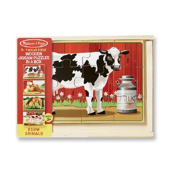 Melissa &amp; Doug Jigsaw Puzzle- Farm Animals