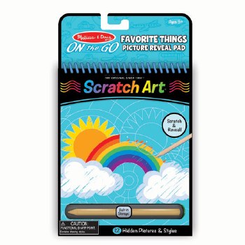 Melissa &amp; Doug On The Go Scratch Art- Favorite Things
