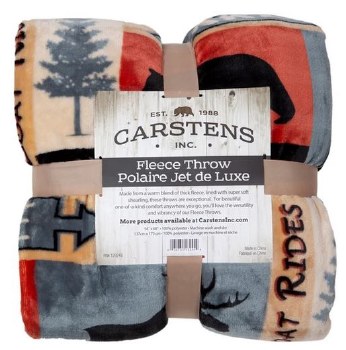 Plush Throw Blanket- Lake