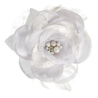 Floral Bridal Blooms Embellishments, 1ct- Gray Rose