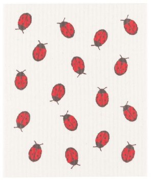 Swedish Dishcloth- Fly Away Ladybug