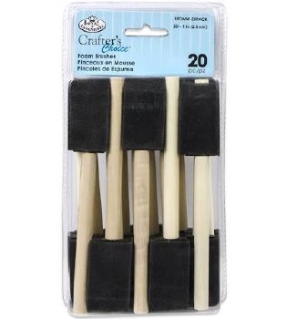 Craft Foam Brushes, 20pk