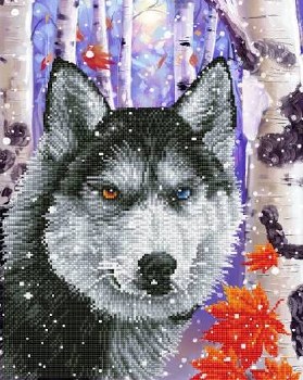 Diamond Facet Art Kit- Forest Wolf