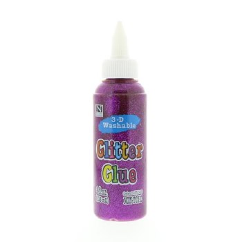 4oz. Glitter Glue- Purple