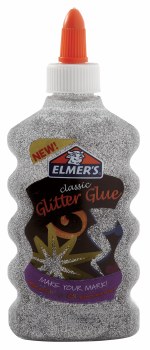 Elmer's Glitter Glue- Silver, 4 oz.