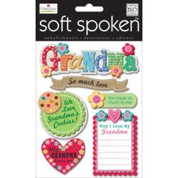 me /& my BIG ideas Soft Spoken Themed Embellishments Grandma