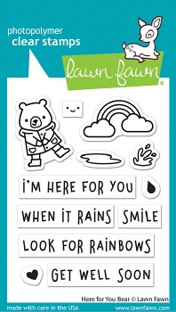 Here For You Clear Stamp