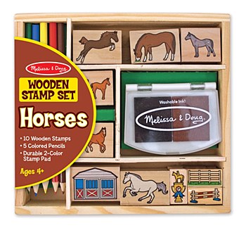 Melissa &amp; Doug Stamp Set- Horse Stable