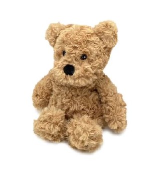 Junior Warmies Cozy Plush - Brown Bear