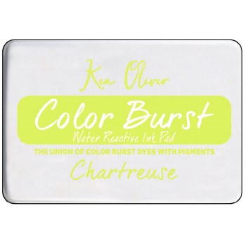 Ken Oliver Color Burst Ink Pad- Chartreuse