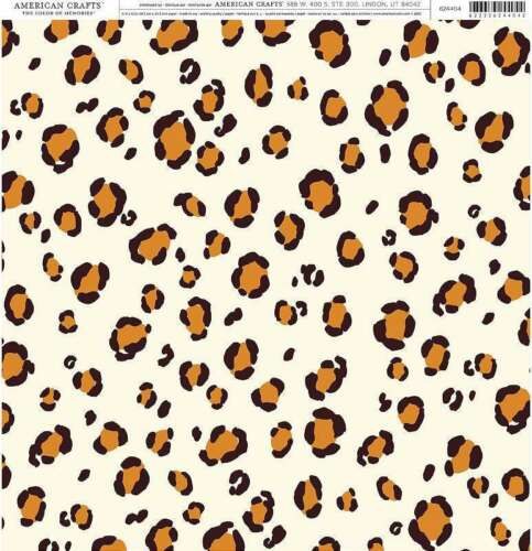12x12 Paper - Animal Print - Crafts Direct