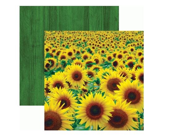 Sunflower Scrapbook Embellishments Sheet