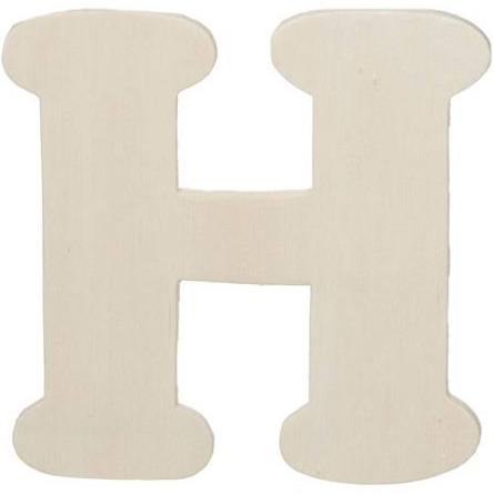 Darice Wood Shape Unfin Letter 4.25 A