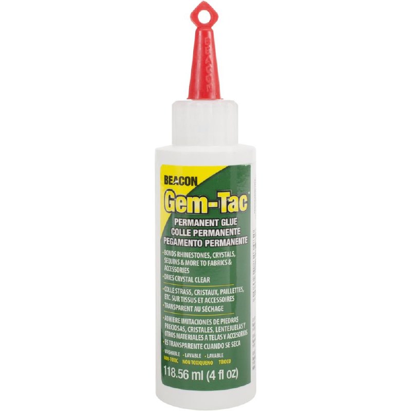 HotFixQueen  GemTac Glue 4oz, Adhesives/Glue, 054947823482