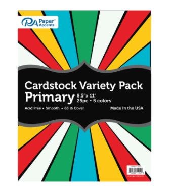 PA Paper™ Accents Modern Hues 5 x 7 Cardstock Variety Pack, 250 Sheets