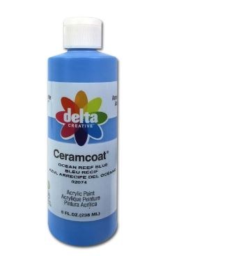 Delta Ocean Reef Blue Opaque Ceramcoat Acrylic Paint - 8 oz.