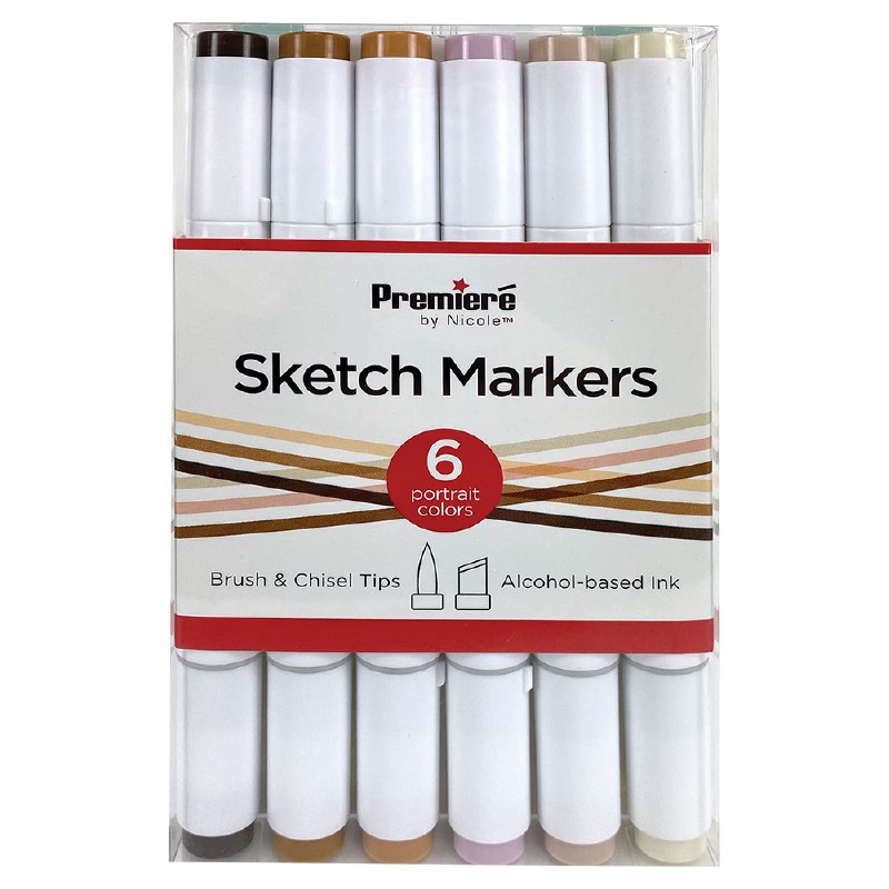 Premiere by Nicole Dual-Tip Sketch Marker Set | Pens & Markers