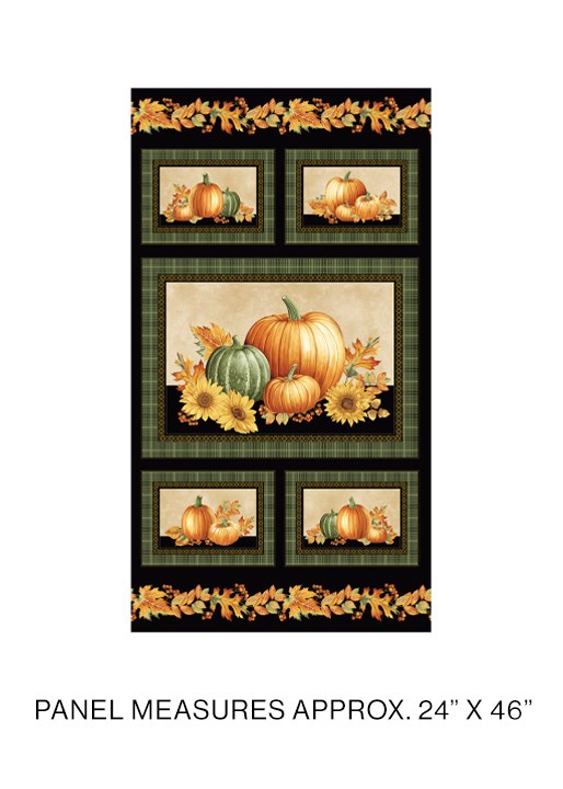 Autumn Elegance - Large Fabric Panel - Crafts Direct