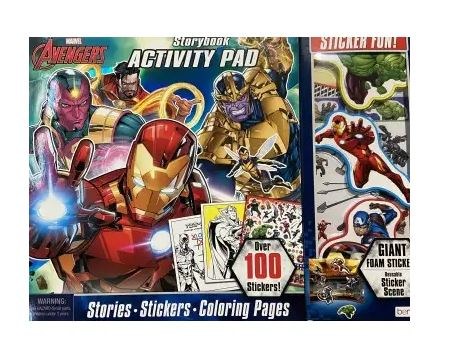 Avengers Giant Sticker Pad Marvel's