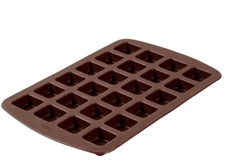 Brownie Bite Silicone Baking and Candy Mold, 24-Cavity - Wilton