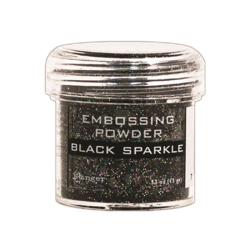 Embossing Powder Black Sparkle Crafts Direct
