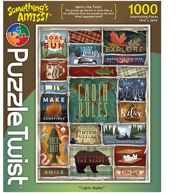 Cabin Rules Jigsaw Puzzle – PuzzleTwist