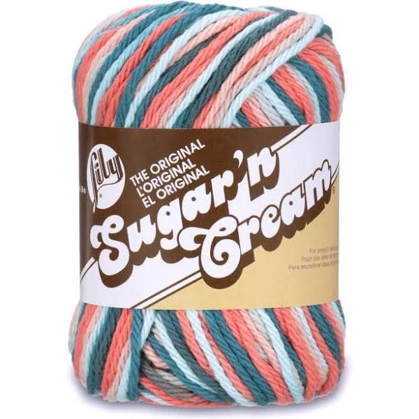 Lily Sugar'n Cream Yarn - Ombres-Coral Seas