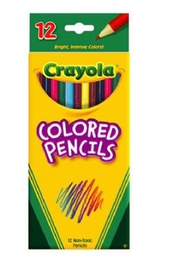 Crayola Long Colored Pencils, 12 ct. - Crafts Direct