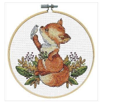 Cross Stich Kit - Fox - Crafts Direct