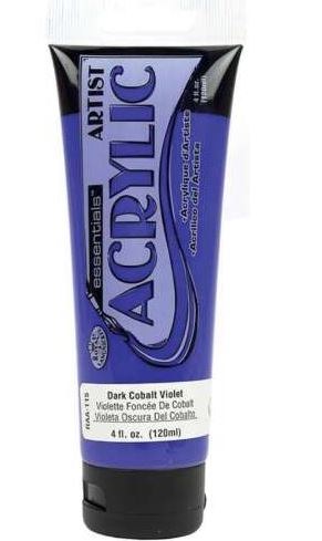 Bright Purple - Essentials Acrylic Paint 4oz - Royal Brush