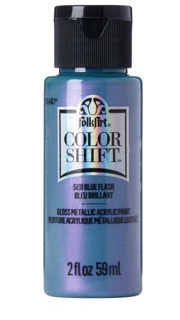 FolkArt Color Shift Paint 2oz-Blue Flash