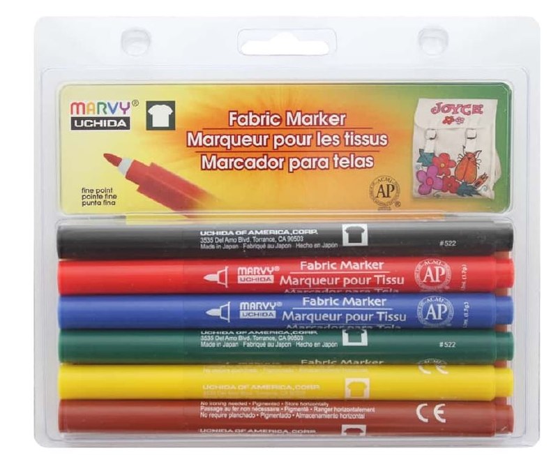 FABRIC MARKER FINE TIP - SET D